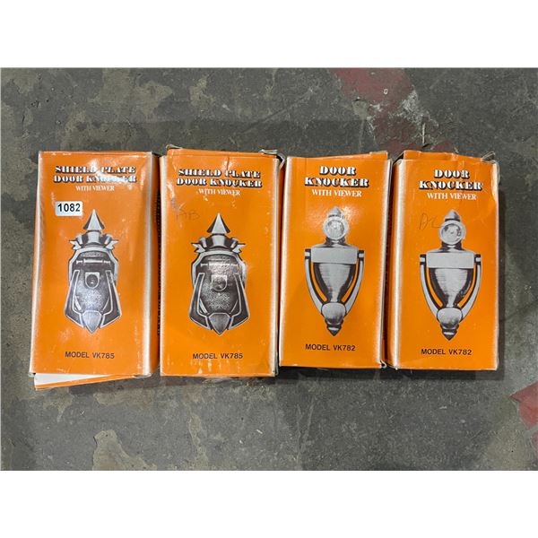 Lot of 4 Assorted Door Knockers - New