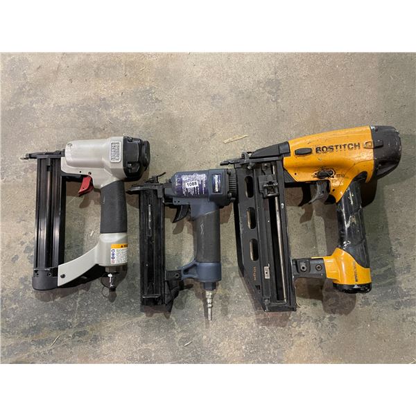 Lot of 3 Assorted Finishing Guns - Used