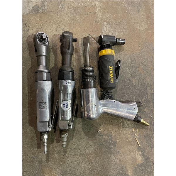 Lot of Assorted Air Ratchets & Air Hammer - Used