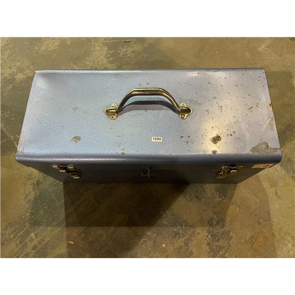 Lot of 1 Toolbox with Miscellaneous Tools - Used