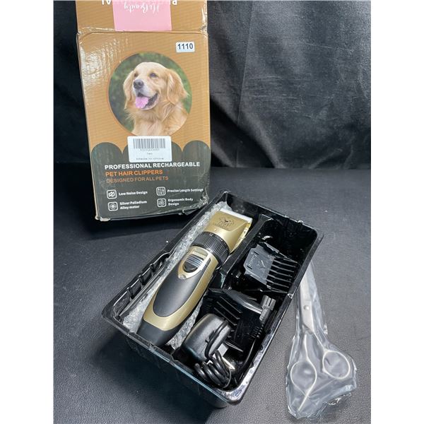 Lot of 1 Professional Rechargeable Pet Hair Clipper Kit - Brand New!
