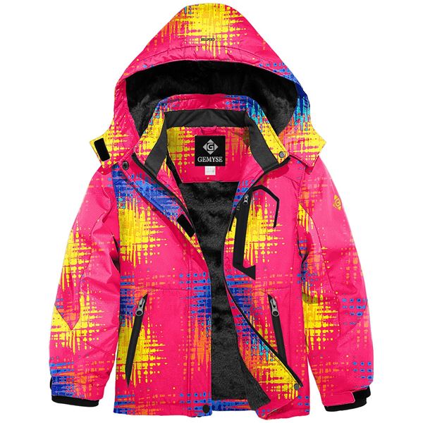 Lot of 1 Gemyse Girls Waterproof Snow Jacket - Brand New! Size L