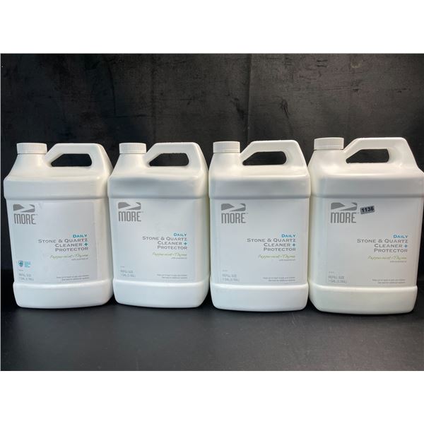 Lot of 4 Jugs of Stone & Quartz Cleaner + Protector - 1Gal Each - Brand New