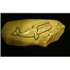 Image 1 : Relief bone carving by Craig Niksik of baleen whale 6" (2)