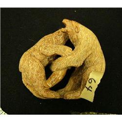 2 bears in battle over salmon (2)