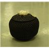 Image 2 : Baleen basket by Carl Hank 3" ivory finial (2)