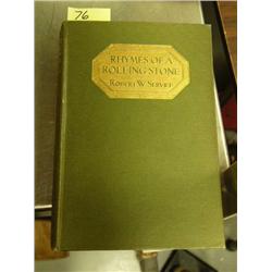 Robert Service "Rhymes of a Rolling Stone" 1914 (700)