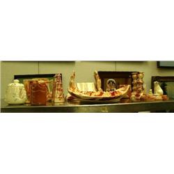 Lot of  Alaska clay products, candle sticks, the Lords prayer, etc. (114)