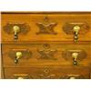 Image 2 : 3 drawer American East lake walnut chest, excellent condition, circa 1869 original hardware (141)