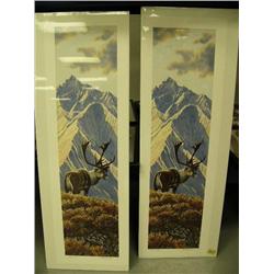 Lot of 2 signed and numbered prints by Jody Thompson (700)