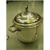 Image 4 : Lot of: silver plated ice bucket and silver goblets (2)