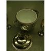 Image 5 : Lot of: silver plated ice bucket and silver goblets (2)