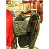 Image 4 : Lot of: Cleveland Browns leather jacket and pants size L, letterman's jacket, Anchorage Times jacket