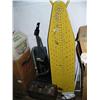 Image 2 : Lot of: Ironing board, vacuum, tool box, hair dryer, misc. games (54)