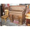 Image 1 : American walnut Victorian oak pump organ