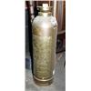 Image 1 : Old brass fire extinguisher made into lamp base