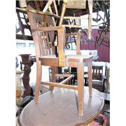 American walnut office arm chair