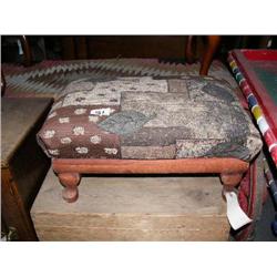 Foot stool- Queen Anne legged American ca. 1920