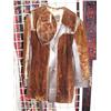 Image 1 : Leather and dyed fur seal hat and car coat approx. size S/M (28)