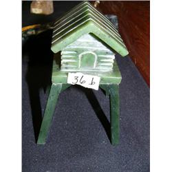 CHOICE on 2 jade caches 5" tall (2)