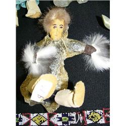 CHOICE on 2 Chevak dolls with fur and seal gut parkas (2)