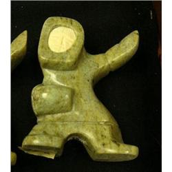 CHOICE on 5 Alaska Native soapstone dancers 4" by Eric Teptin III (2)