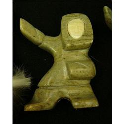 CHOICE on 5 Alaska Native soapstone dancers 4" by Eric Teptin III (2)