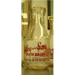 CHOICE on 5 - Bentley and Son Dairy Fairbanks, AK - red label on front, cow on back (44)