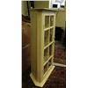 Image 2 : White corner cabinet with glass door 25.25"x39.5"x11.25" (4)