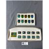 Image 1 : Vintage Pin Badge Sets -  Aeroflot Soviet Airlines Enamel Aviation Crew Logos  & Russian Agriculture