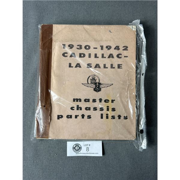 1930-1942 Cadillac-La Salle Master Chasis Parts List Catalogue