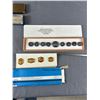 Image 2 : Vintage Collectibles - 2 Sets Of Russian Building Pins, 2 Metal City Of Hull Rulers & More