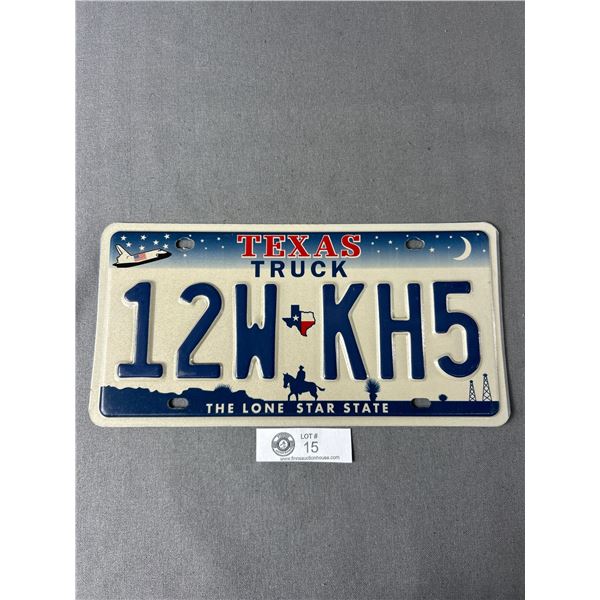 Texas The Lone Star State Truck License Plate