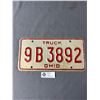Image 1 : Ohio Truck License Plate