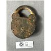 Image 2 : Large Vintage Improved Tumbler Brass/Iron Padlock. Approx. 5" x 3.5"