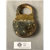 Image 2 : Large Vintage SUL Brass/Iron Padlock. Approx.5.5" x 3.5"