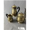 Image 2 : Lot Of EPNS Brass Ware w/ Bakelite Handles. Some Marked Prione OR Francois S.I.S