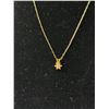 Image 2 : Vintage Faux Diamond Gold Necklace. Approx. 16"