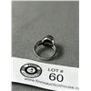 Image 2 : Vintage Genuine Brown Pearl Sterling Ring