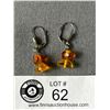 Image 2 : Geniune Amber Drop Earrings