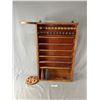 Image 1 : Vintage Wood Billiards/Pool Rack & Score Keeper. Approx. 29" H x 24"W