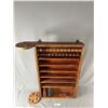 Image 2 : Vintage Wood Billiards/Pool Rack & Score Keeper. Approx. 29" H x 24"W