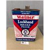 Image 1 : Vintage 1 Gallon Wagner Lockheed Brake Fluid Tin