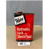 Image 1 : Vintage 1 Pt. Flare Hydraulic Jack & Shock Fluid Tin