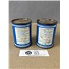 Image 2 : 2 Vintage  4oz. Federated Co-Operative Ltd. Gas Line Anti-Freeze Tins w/ Contents