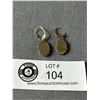 Image 2 : Antique 10K Gold Genuine Cameo Earrings. Marked.