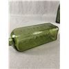 Image 2 : Lot Of 5 Antique/Vintage Olive & Green Coloured Glass Bottles