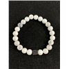 Image 1 : New 8mm Howlite Bracelet
