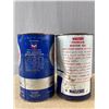 Image 2 : 2 - 1 Qt Vintage Tin Cans - Chevron RPM Transmission Fluid & MacLeods Varcon Motor Oil