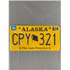 Image 1 : 1994 Alaska The Last Frontier License Plate